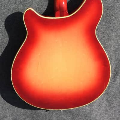 Rickenbacker 360 1967 - Fireglow Red Sunburst - Thinline Hollow Body image 11