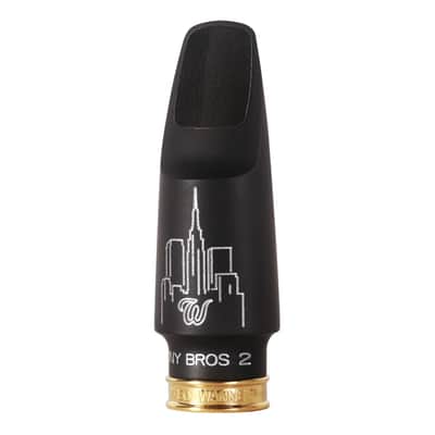 Theo Wanne NY BROS 2 Hard Rubber 8 Alto Saxophone Mouthpiece image 1