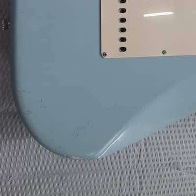 Custom Fender Stratocaster "Nowherecaster" MJT Sonic Blue Relic image 16