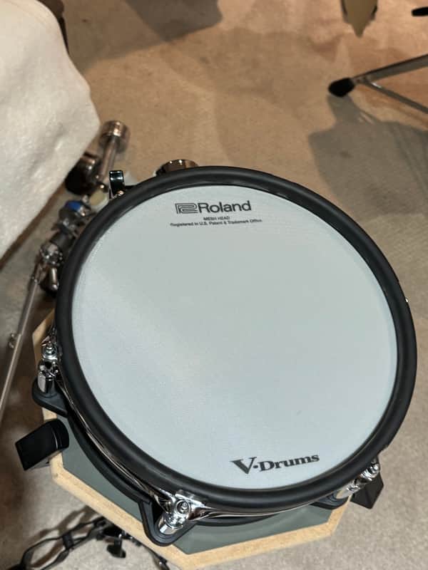 Roland PD-108-BC V-Pad 10" Dual Trigger Mesh Drum Pad 2010s - Black Chrome image 1