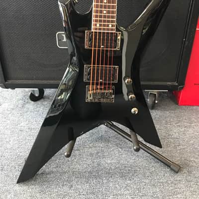 Ibanez XP300FX Xiphos Electric Guitar Black Orange Neon DR Strings