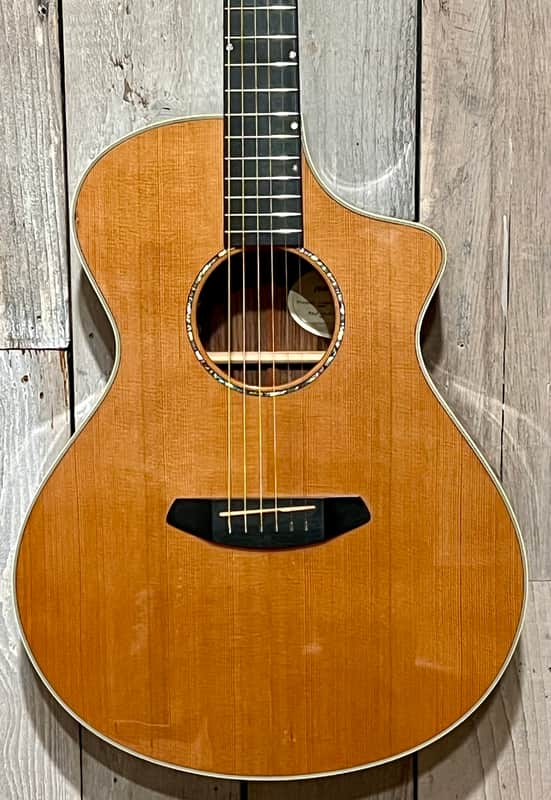 2018 USA Breedlove Premier Concert LTD Cedar/Rosewood Limited Edition Cutaway Acoustic/Electric Guitar Gloss Natural, Comes with a Pro Set up and Ships Fast! image 1