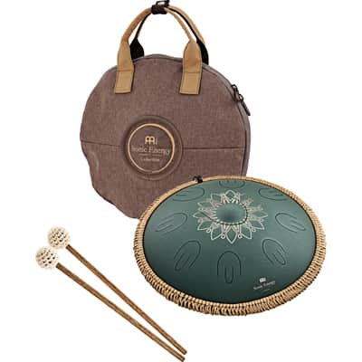 Meinl Sonic Energy Octave Steel Tongue Drum F# Minor Dark Green image 3