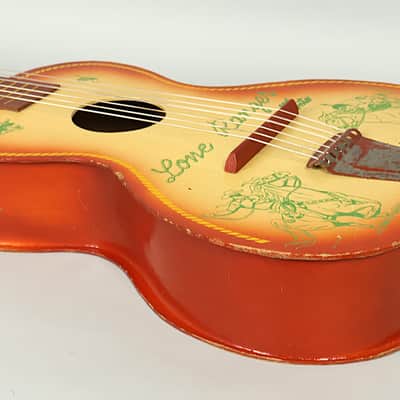 Vintage 1950's Lone Ranger Tonto Acoustic Guitar image 9