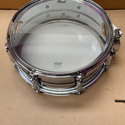 Pearl Sensitone Heritage Steel Snare Drum 14"x5.5" – Chrome (Brand New in Box) image 8