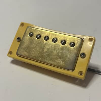 Series 10 Les Paul PAF Style burst Humbucker aged gold cover and rings Vintage 90s image 3