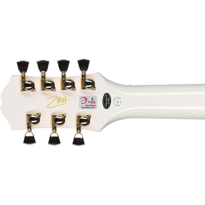 Epiphone 7-string Matt Heafy Signature Les Paul Custom Origins Guitar - Bone White image 9