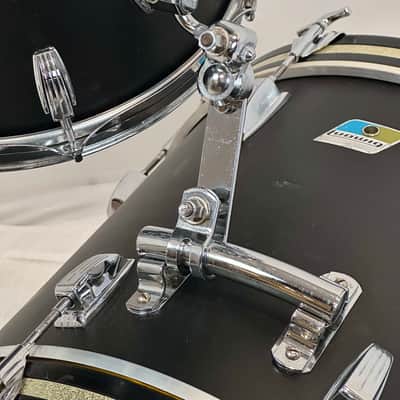 Ludwig 18/12/14" VIDEO Vintage 70's Jazzette Drum Set - Black Panther image 6