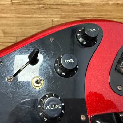 Series 10 by Bently  HSS Super Strat Guitar- 1980's -Candy Apple Red - 7lbs 8oz w/gig bag image 19