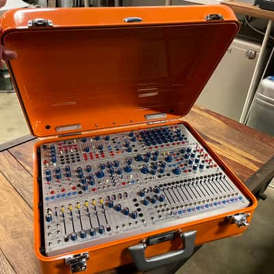 Buchla Tiptop 200t series with BPNYC ZERO Halliburton Eurorack Modular Travel Case 9U #3 ORANGE image 9