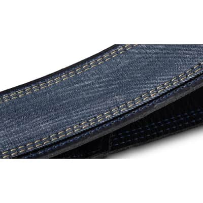 Taylor Blue Denim 2.5" Guitar Strap - Navy Edge image 3