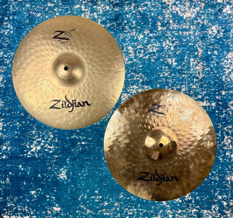 THOMAS PRIDGEN!! 15" Zildjian Z3 MASTERSOUND Hihats 1298g 1729g image 1