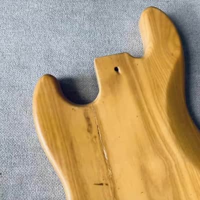 Ash Wood 4 String Jazz J Bass Style Body image 7