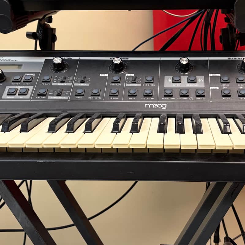 2000s Moog Little Phatty Monophonic Analog Synth Black