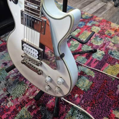 Epiphone Tommy Thayer Signature "White Lightning" Les Paul Standard 2015 - 2019 - Metallic White image 4