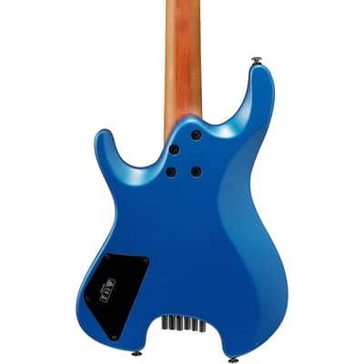 Ibanez Quest Standard Q52-LBM 6-String Headless Solid Body Electric Guitar with Roasted Birdeye Maple Fretboard, Right-Handed, Laser Blue Matte image 7