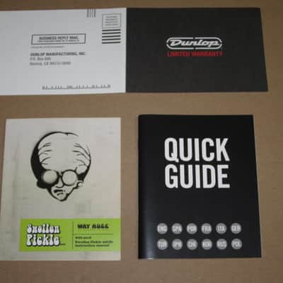 rarely handled, very clean genuine Way Huge by Jeorge Tripps EMPTY BOX w/ orig Instruction Manual & Warranty/Registration pw for Way Huge Swollen Pickle Jumbo Fuzz MkIIS (WHE-401S) (NO pedal) +orig small Way Huge/MXR/Dunlop Quick Guide booklet (from 2015) image 21
