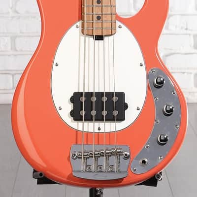 Sterling By Music Man StingRay RAYSS4 Electric Bass Guitar - Fiesta Red (RaySS4FRd1) image 5