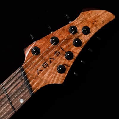 ABASI GUITARS/Larada 7 Multi Scale Burl Maple/Ebony (Natural) image 2