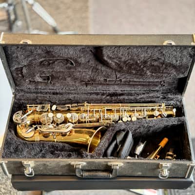 EM Winston Boston 455LX Alto Saxophone, Clear Lacquer image 4