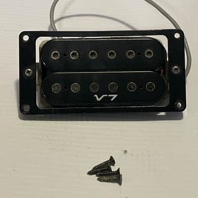 2000's Japan Ibanez RG Series Prestige V7 Black Neck Humbucker Guitar Pickup w/ Ring 9.21k image 1
