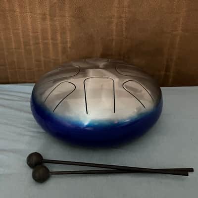 Pearl Awakening Series 8 Note Tongue Drum - G Major Mode - Blue Burst Pearl Awakening Series 8 Note Tongue Drum - G Major Mode - Blue Burst image 2