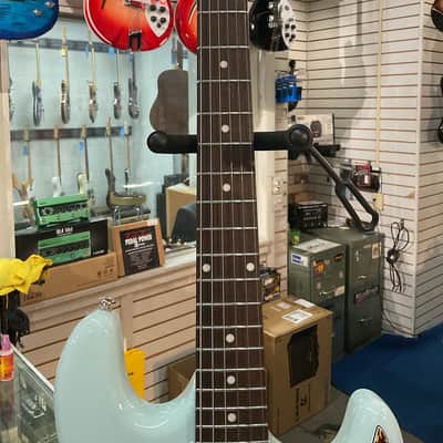 Music Man Cutlass RS HSS Figured Roasted Maple w/ Rosewood Fretboard - Powder Blue image 3
