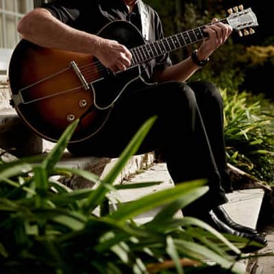 Gibson ES-225T 1956 ARTIST OWNED by JETHRO TULL Studio Thinline Jazz Rock Guitar Brazillian Rosewood, P-90 Florentine Archtop Hollowbody 225 175 image 9