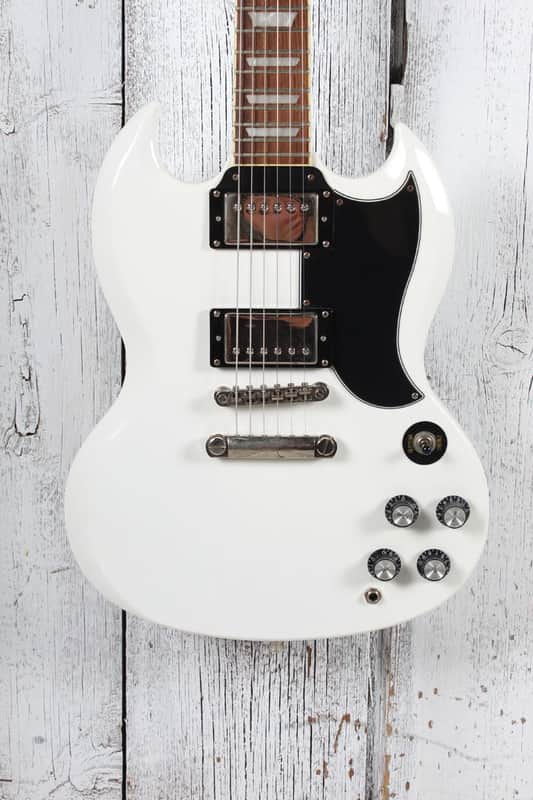 Epiphone 2019 SG G-400 PRO Electric Guitar Alpine White Finish with Gig Bag image 1