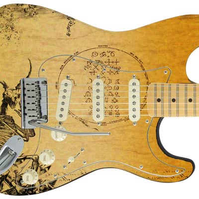 Sticka Steves Guitar Skin Axe Wrap Re-skin Vinyl Decal DIY Demons In The Abyss 408 image 4