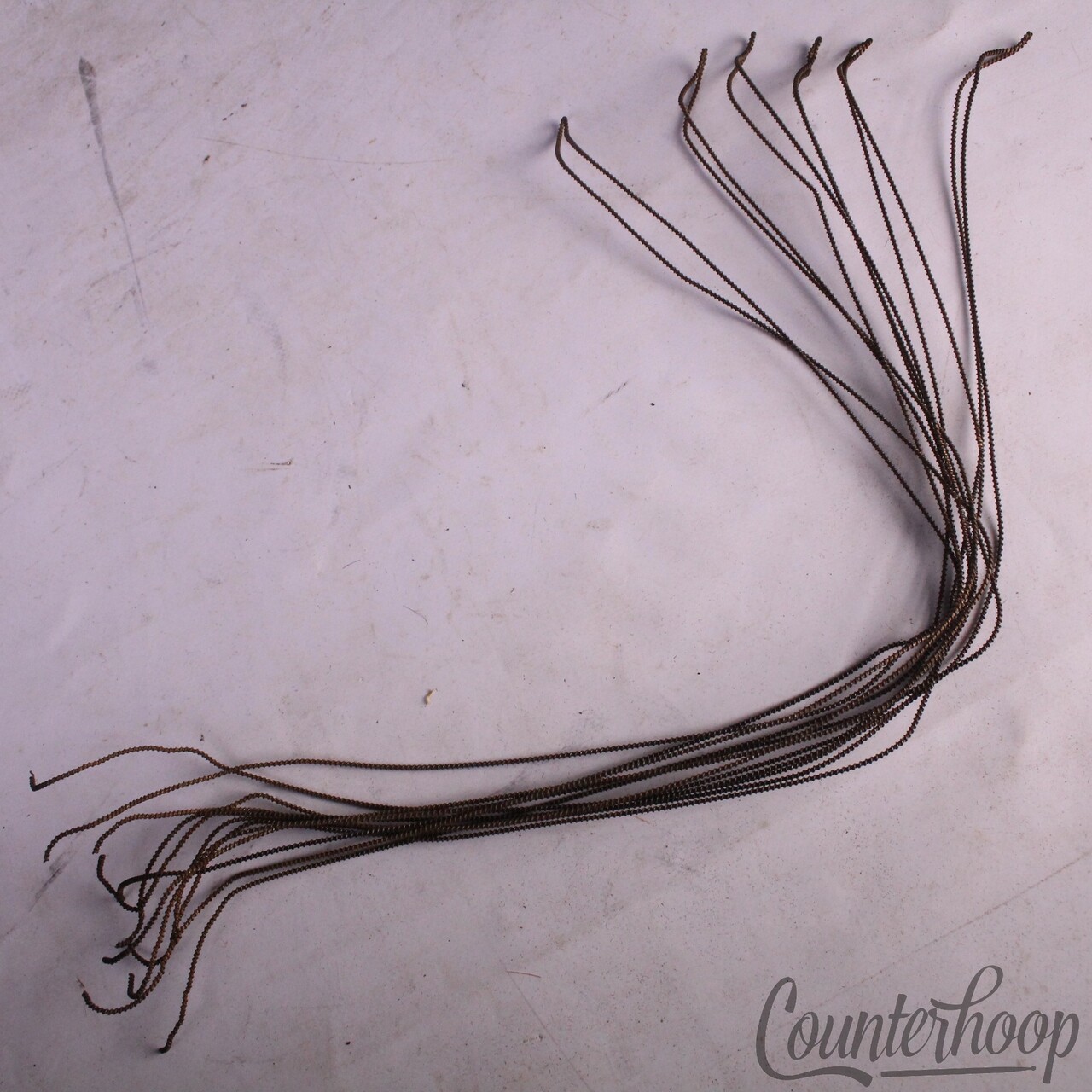 Ludwig 14" Snare Drum 12-Strands 17" Coiled Metal-Cloth Wires USA Vintage 10s* — main photograph