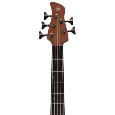 Yamaha TRBX505 5-String Premium Electric Bass - Brick Burst image 3