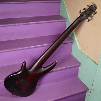 2019 Ibanez Soundgear SRF706 6-String Fretless Active Electric Bass Guitar (VIDEO! Fresh Setup) image 7
