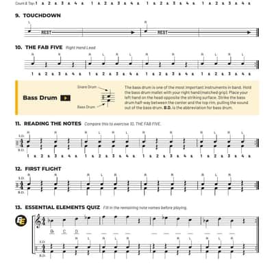 Essential Elements for Band – Percussion/Keyboard Percussion Book 1 Online Resources image 3