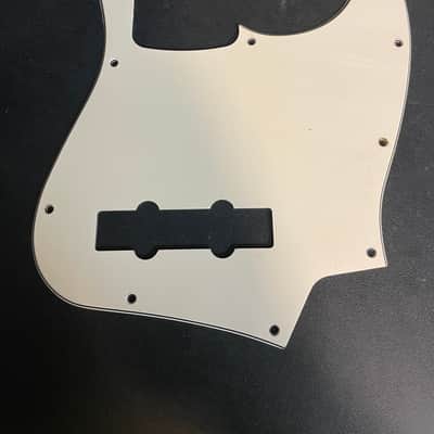 White Fender MIJ Jazz Bass Pickguard image 1