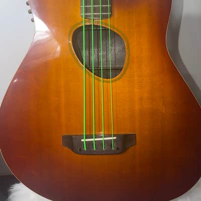 Kramer Kramer Ferrington KFB-2 acoustic bass 1987 - Tabacco Sunburst image 2