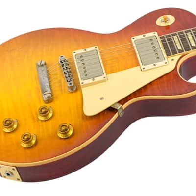 2019 Gibson Custom Shop 60th Anniversary 1959 Reissue Les Paul Orange Sunset Fade #992761 image 2