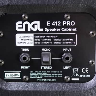 ENGL E 412 PRO 240 Watt 4x12" Speaker Cabinet Loaded with Celestion Vintage 30's - Used image 9