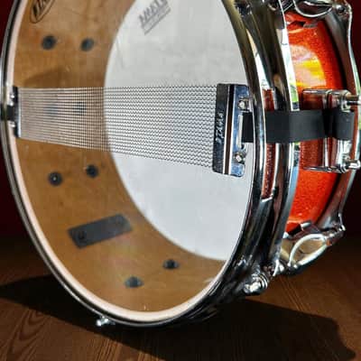 Tama Cocktail Jam Snare 12" x 5" - Orange sparkle image 7