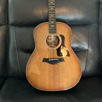 Taylor 517e Grand Pacific 2024 - Torrefied spruce top, Urban bark sides and back with shaded edge burst image 1