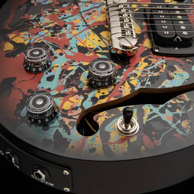 PRS SE Ed Sheeran Hollowbody Baritone Limited Edition, Comic Splash image 8