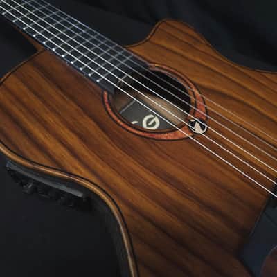 Lag New Sauvage-N-ASCE Acoustic Electric Guitar w/Gig Bag image 12