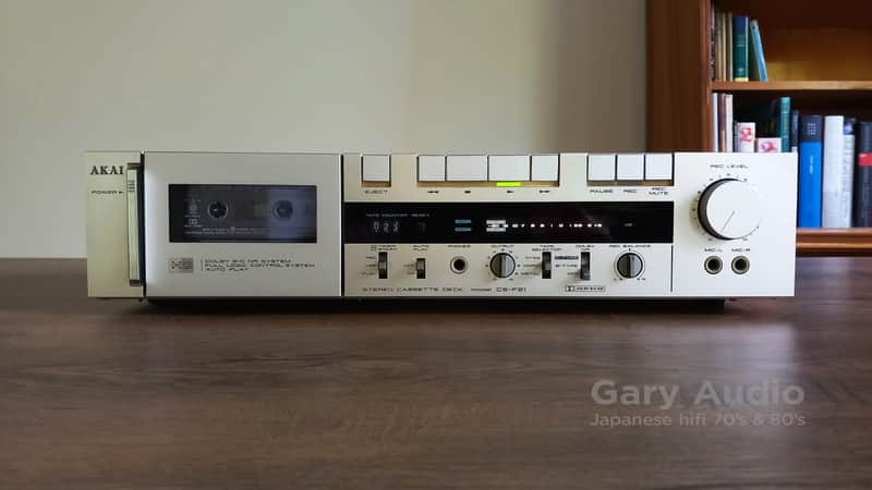 Akai CS-F21 2-Head Cassette Tape Deck With Dolby Noise Reduction Made in Japan 1982 image 1