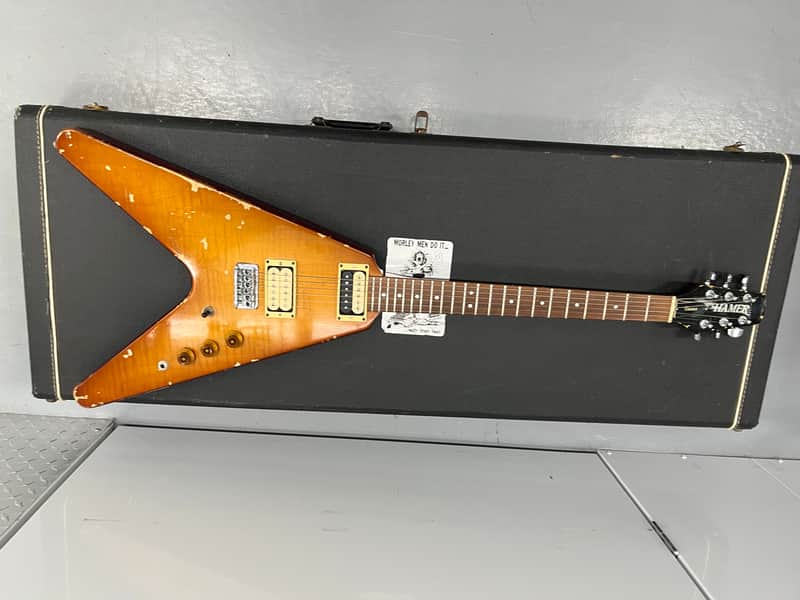 SUPER RARE!!! Hamer USA Vector 1982 Sunburst Case_169 image 1