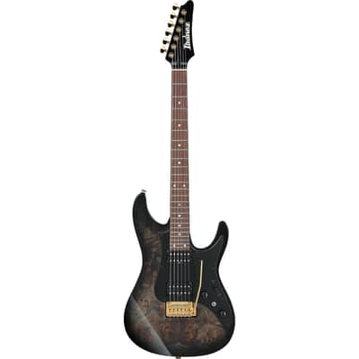 Ibanez AZ Premium Series AZ41P1PB Electric Guitar, Transparent Gray Burst image 1