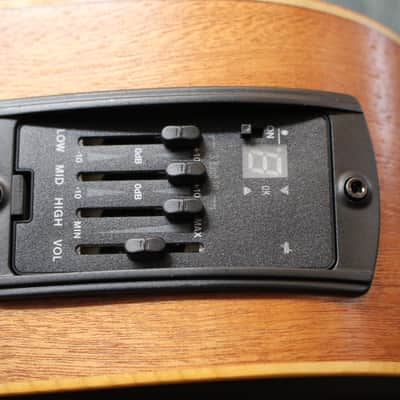 Taylor GS Mini-E Special Edition Art Top Sapele Acoustic-Electric Guitar Trans-Black w/Gigbag image 3