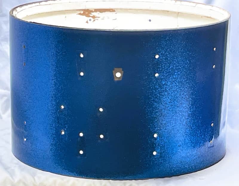 Ludwig 14" X 22" 64/65 Blue Sparkle Bass Drum Shell Sm. Keystone #500849 - LBSBDS-701-22 image 1
