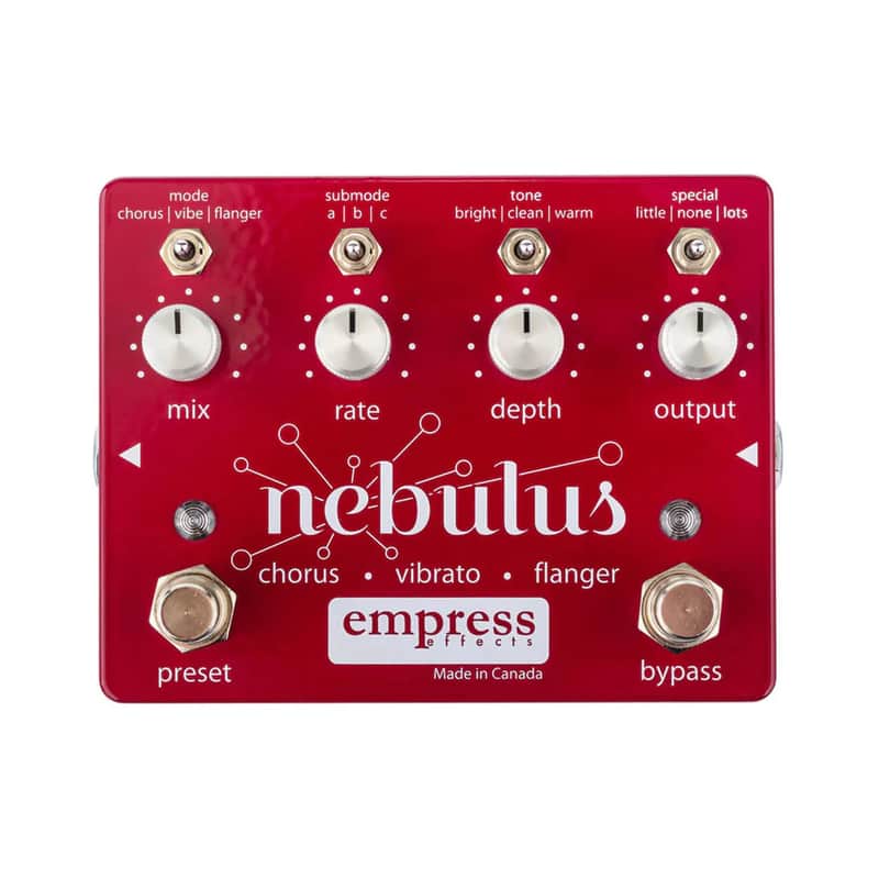 Empress Effects - Nebulus - Chorus Vibrato UniVibe Flanger Pedal - NEW image 1
