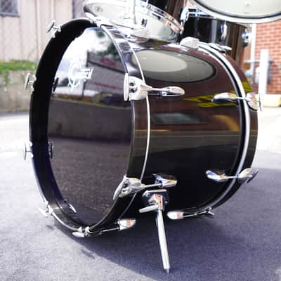 Vintage 1999 Gretsch USA Custom 4pc Maple Shell Pack - Ebony Stain Lacquer | 12, 13, 16, 20" image 11