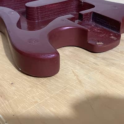 1960s 70s Teisco Zenta Top Twenty Electric Guitar Body Japan Resprayed Kawai image 11